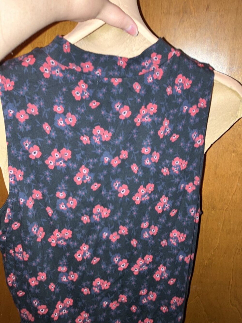 Vans Floral Patterned Sleeveless Dress Size Large - Picture 4 of 7